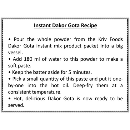 Instant Dakor Gota Mix