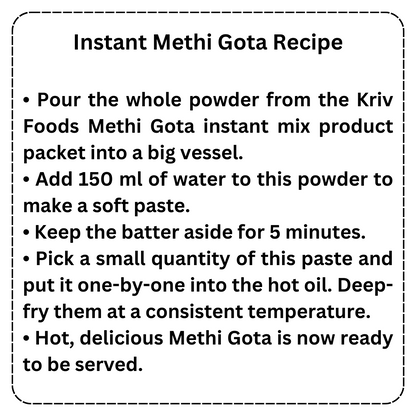 Instant Methi Gota Mix